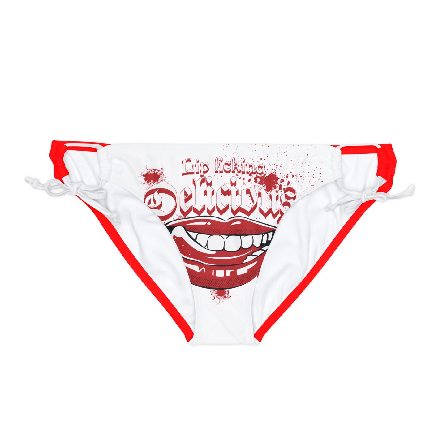 LLD / W Loop Tie Side Bikini Bottom (AOP)