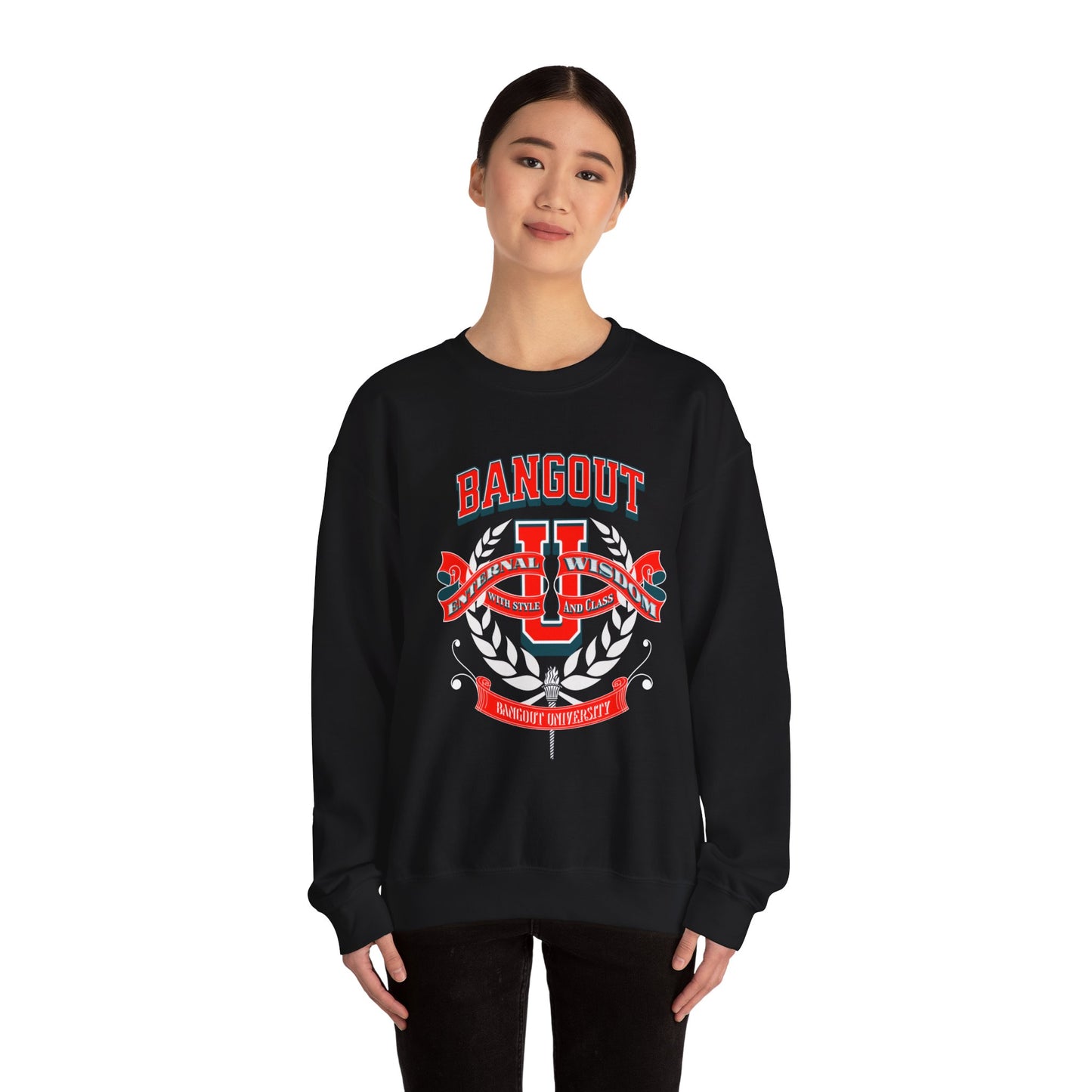 BangOut University Unisex Heavy Blend™ Crewneck Sweatshirt