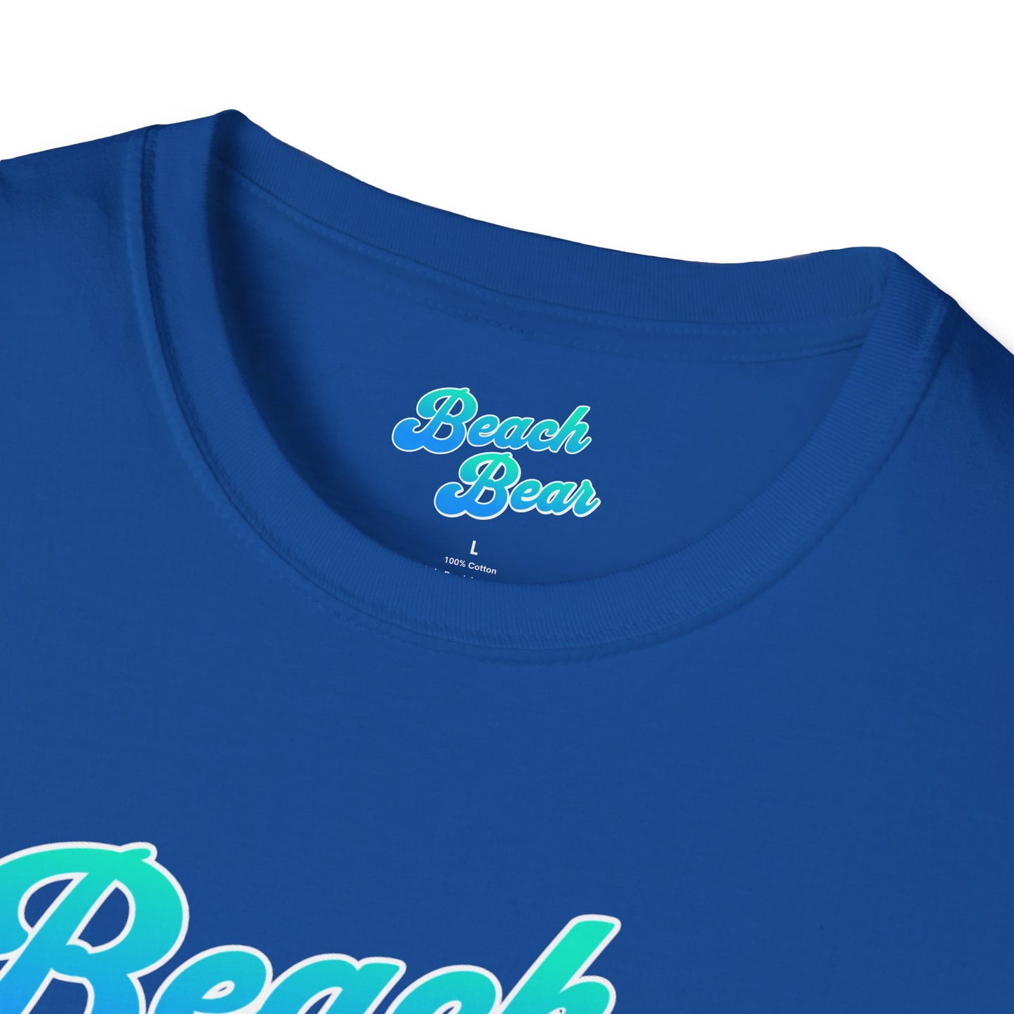 Beach Bear  beach side  Softstyle T-Shirt