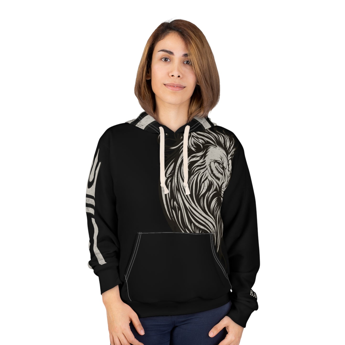 BANGOUT Lion 12 Unisex Pullover Hoodie (AOP)