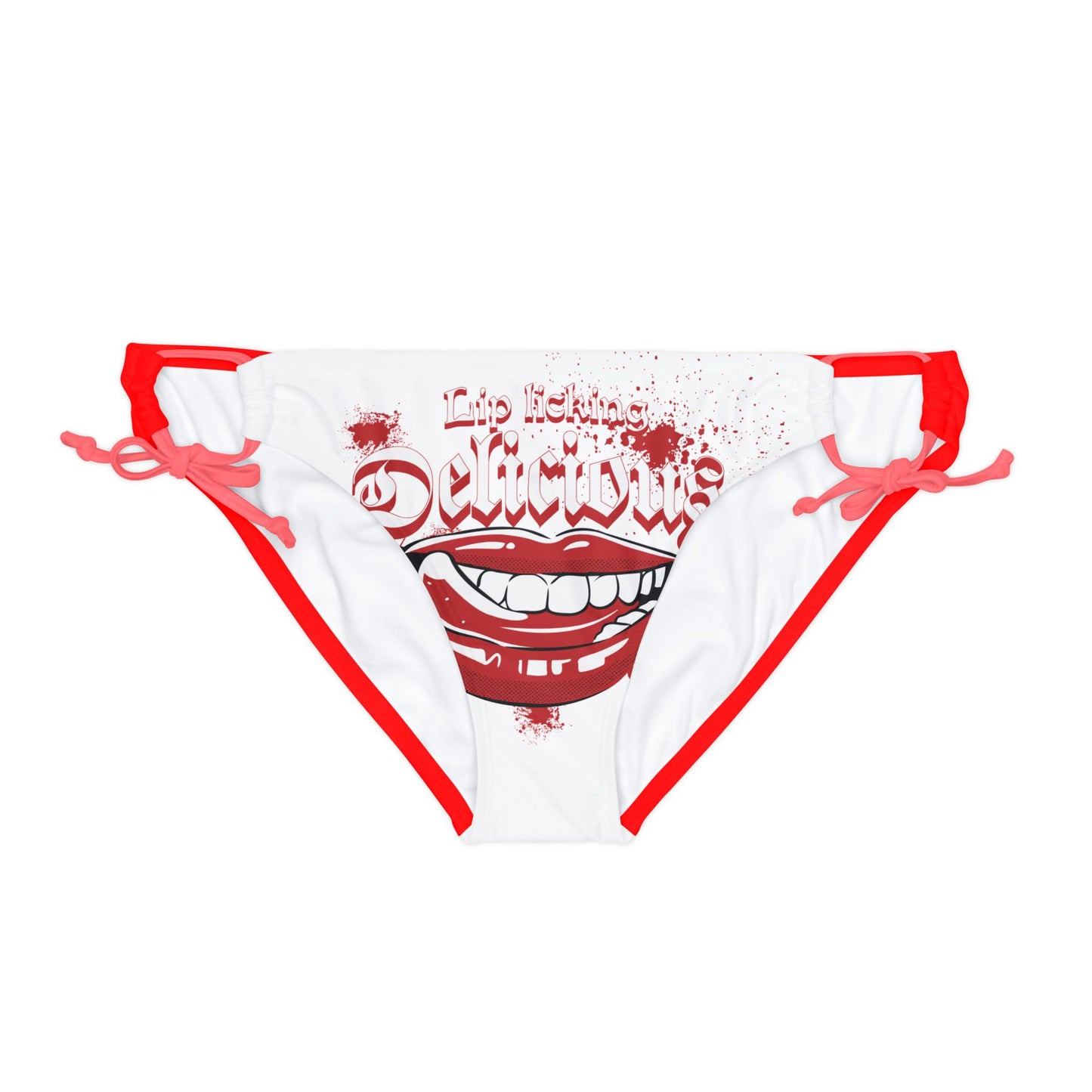 LLD / W Loop Tie Side Bikini Bottom (AOP)