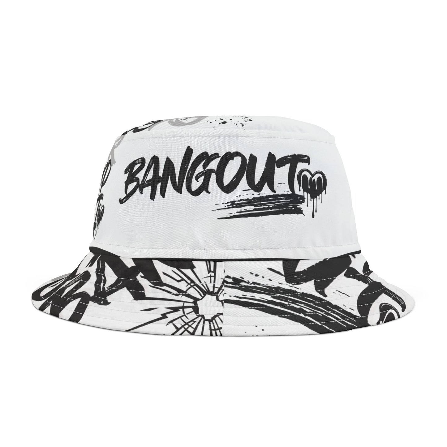 Never give up Bucket Hat (AOP)