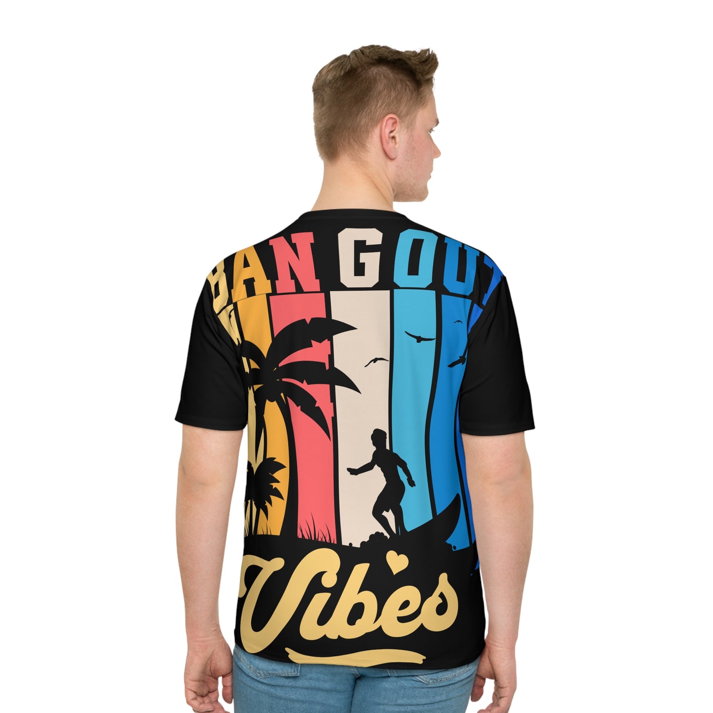 Bang Out Vibes BLK Loose T-shirt (AOP)