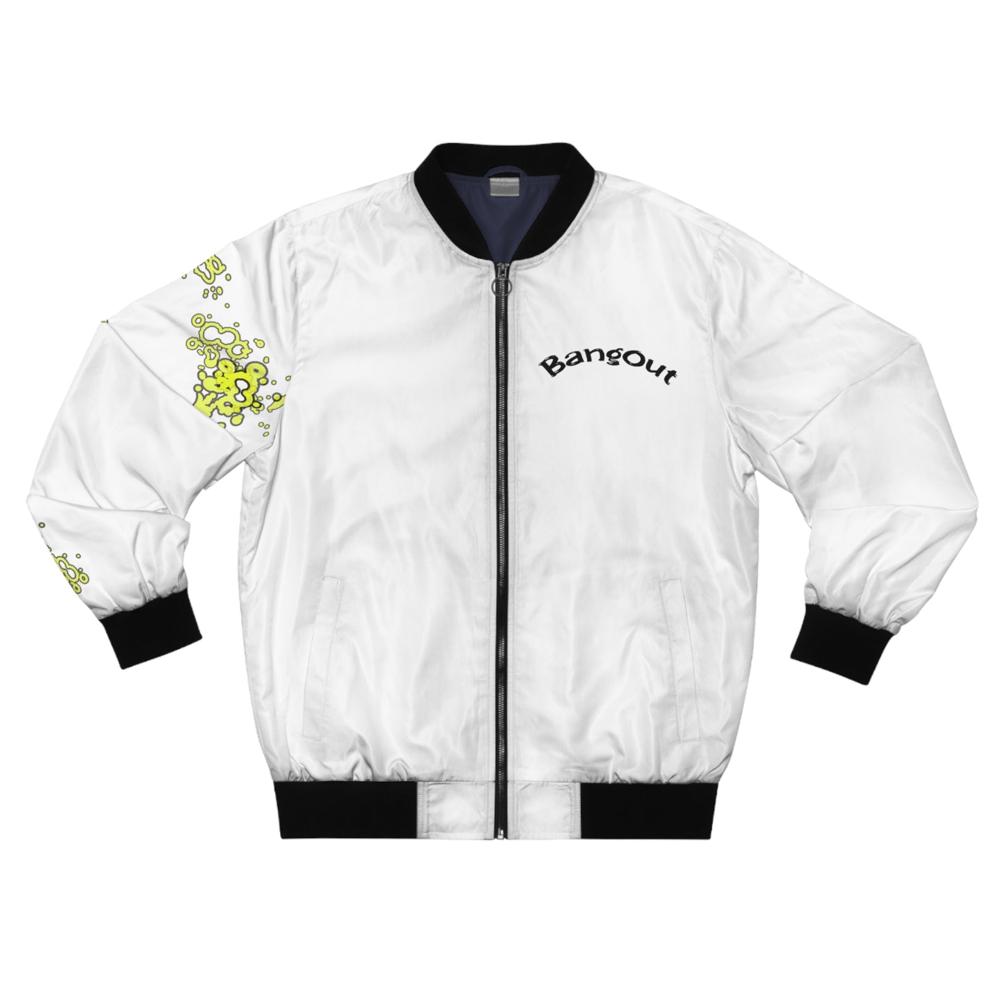 Buda White Bomber Jacket (AOP)